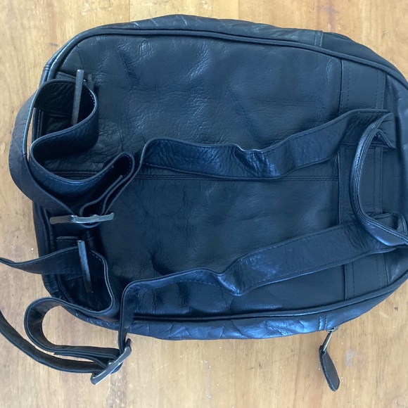 Frye Black Leather Mini Backpack - Picture 3 of 5